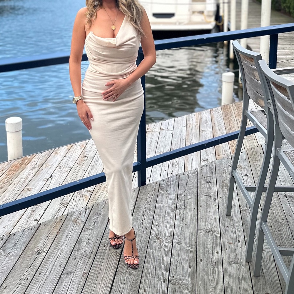 Maxi Cream dress